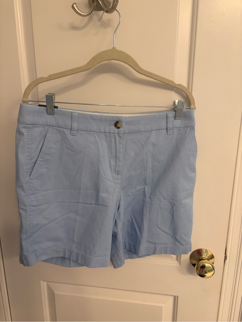 J. Crew Factory Light Blue Women's Chino 7” Shorts